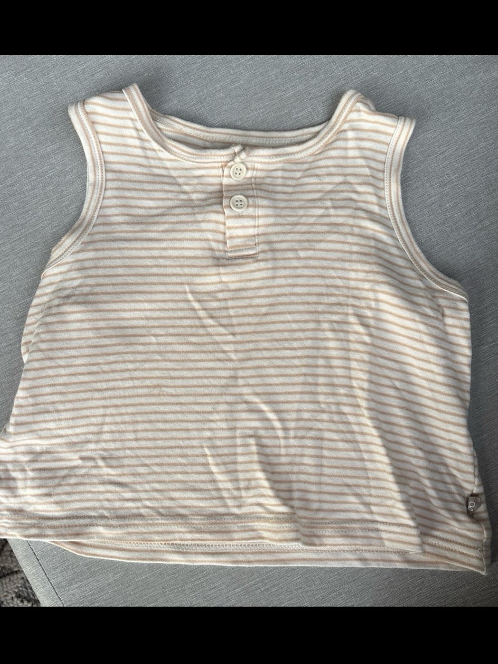 Goumi Kids Happy Stripes Tank Top